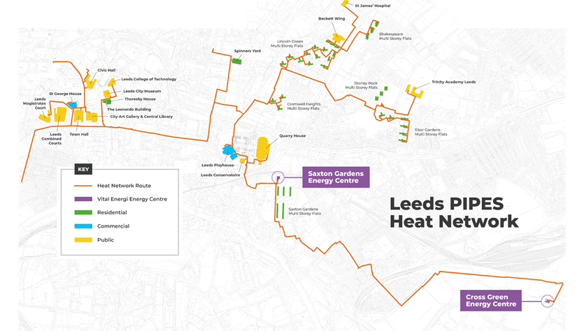 Leeds PIPES Map