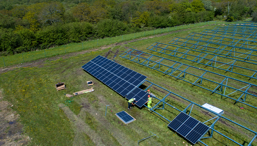Vital Energi Swansea Bay University Health Board Solar Farm South Field 3
