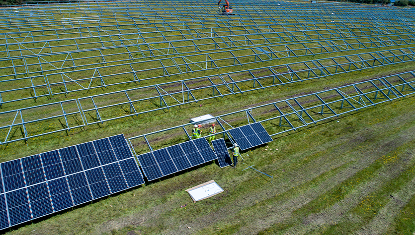 Vital Energi Swansea Bay University Health Board Solar Farm South Field 4