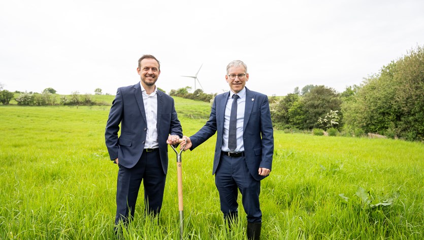 Lancaster University Solar Farm Ground Breaking Event Vital Energi