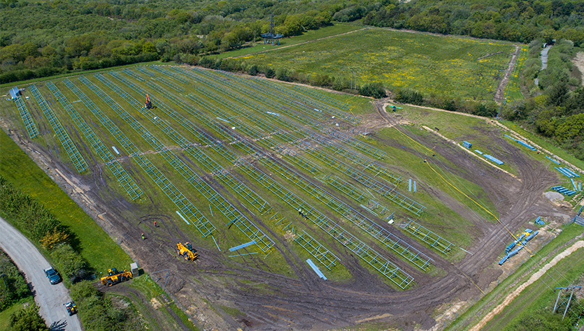 Vital Energi Swansea Bay University Health Board Solar Farm South Field 1