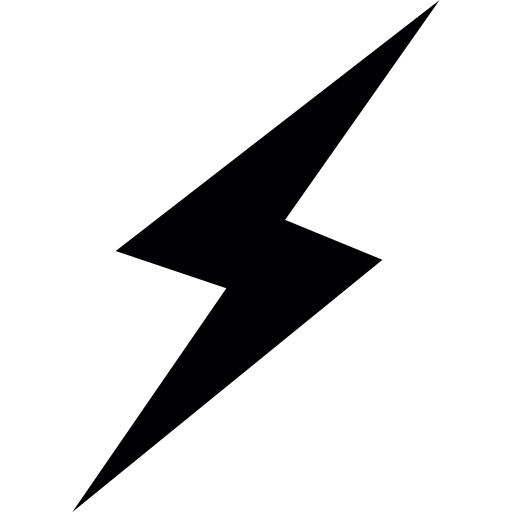 electricity bolt symbol