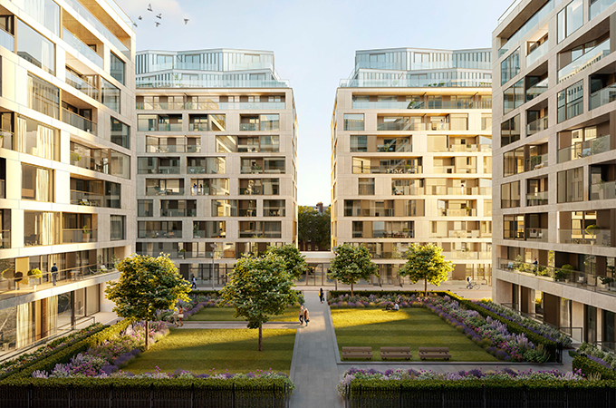 Royal Warwick Square Exterior Garden 2