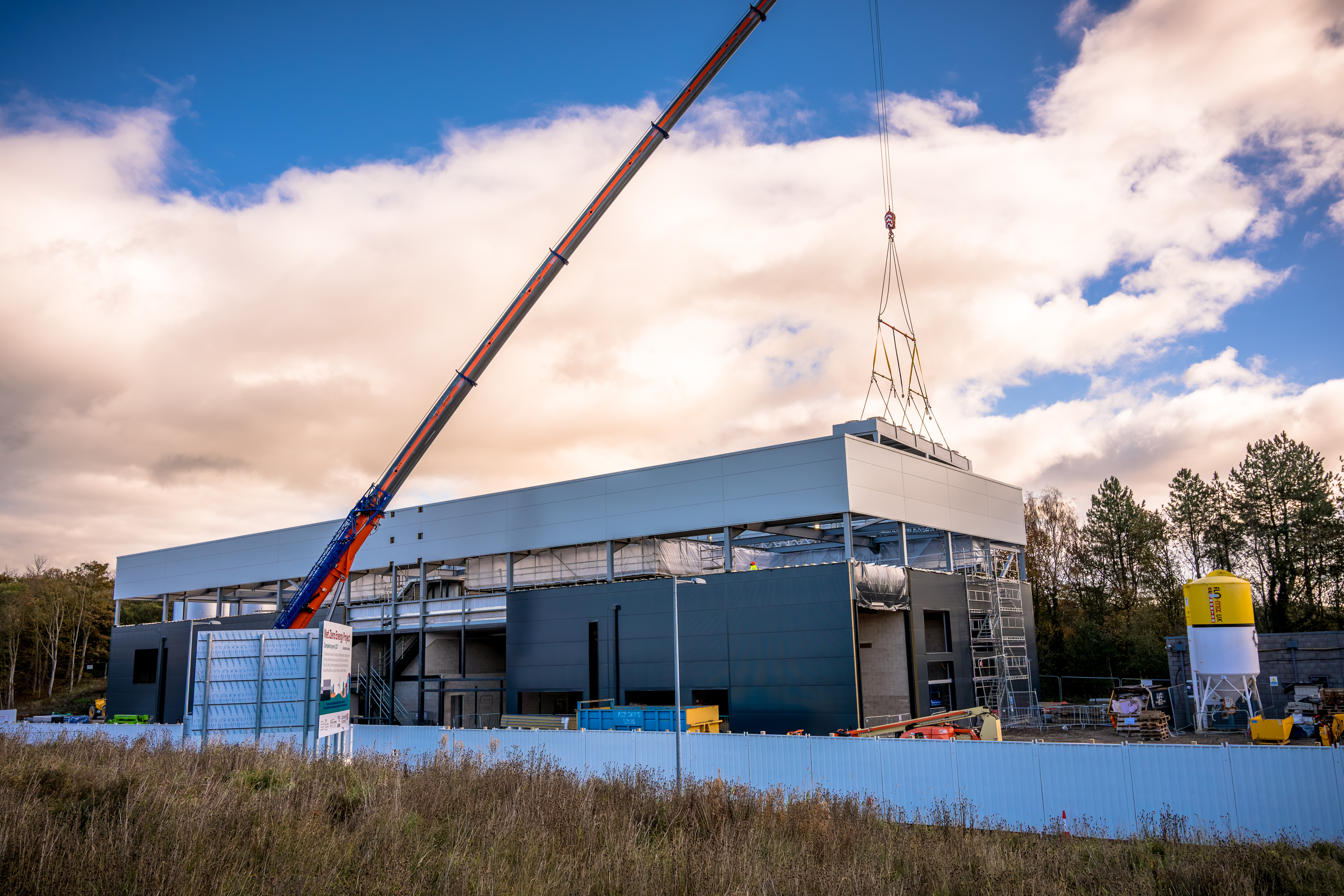 Lancaster Uni Crane Lift