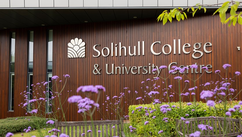 Exterior of Solihull College & University Centre