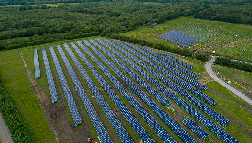 Vital Energi Swansea Bay University Health Board Solar Farm South Field Complete 2