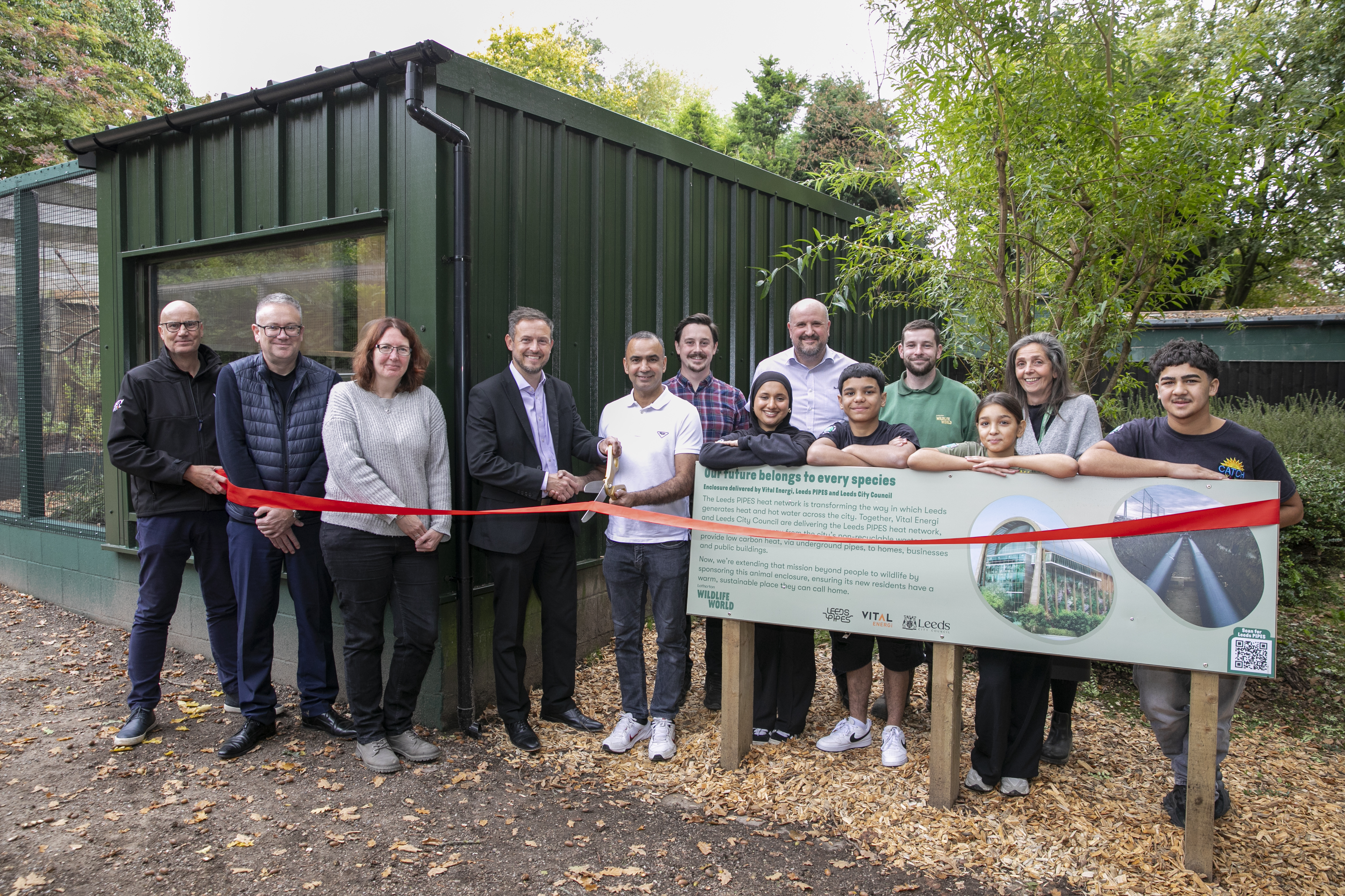 Lotherton Wildlife World Enclosure Ribbon Cutting Ceremony